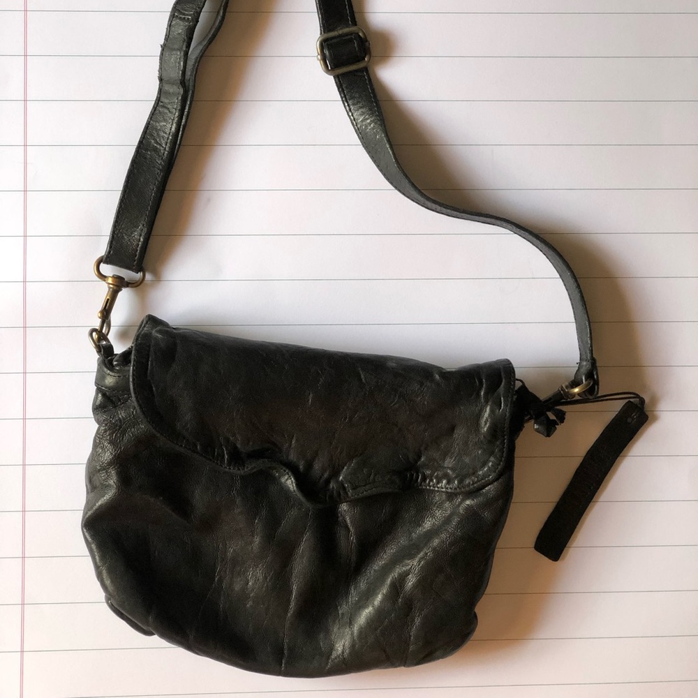 Johnny Was Italian Leather Purse